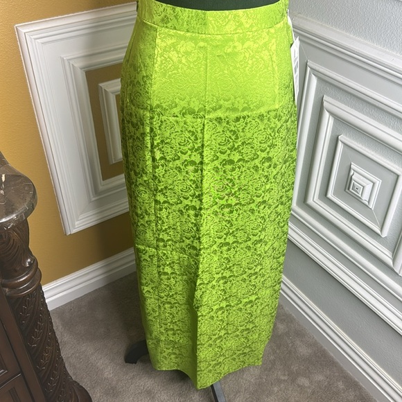 Ronny Kobo Collection Green Maxi Pencil Skirt with slit - Picture 10 of 10